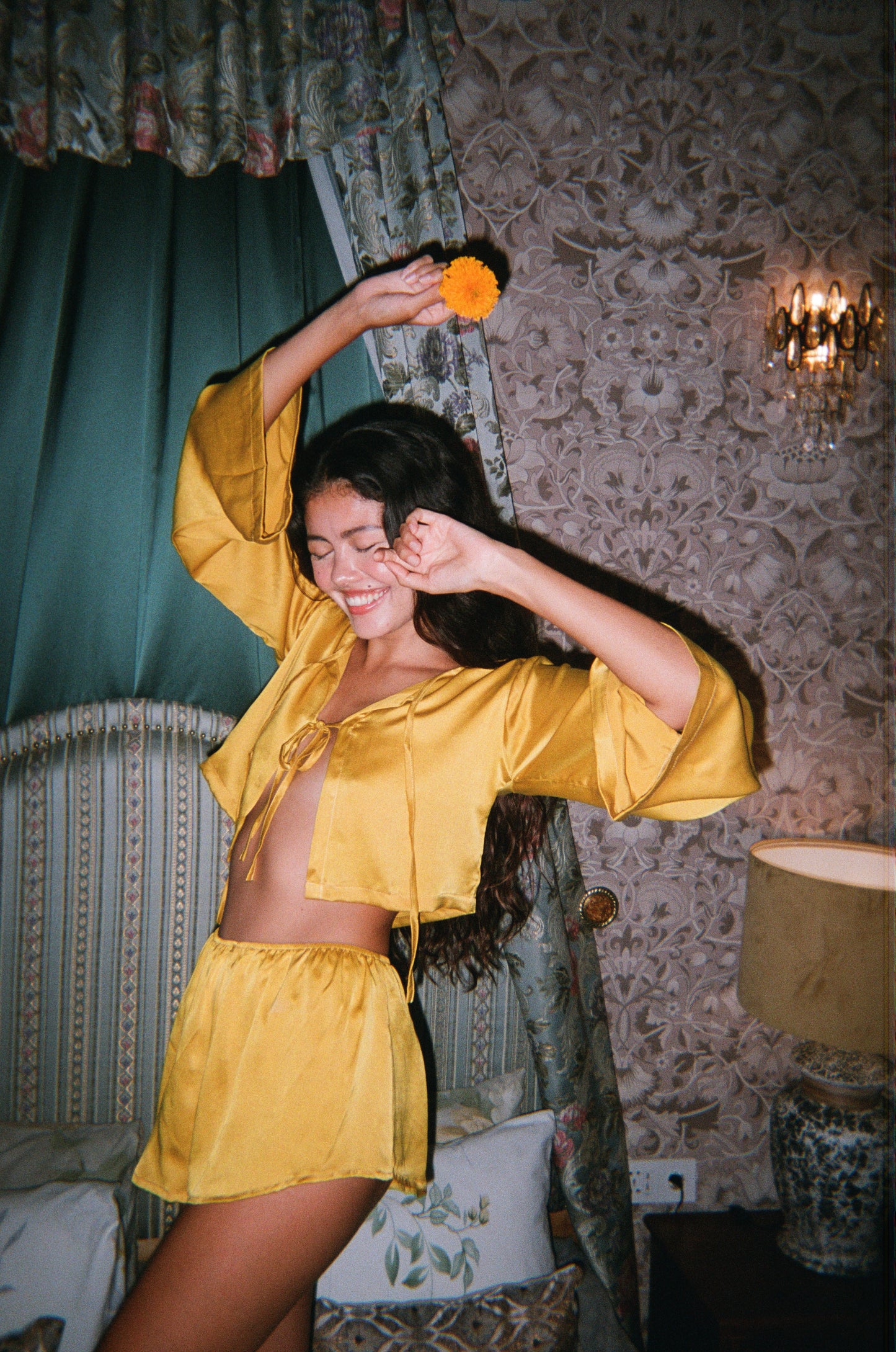 Marigold Mariposa Top