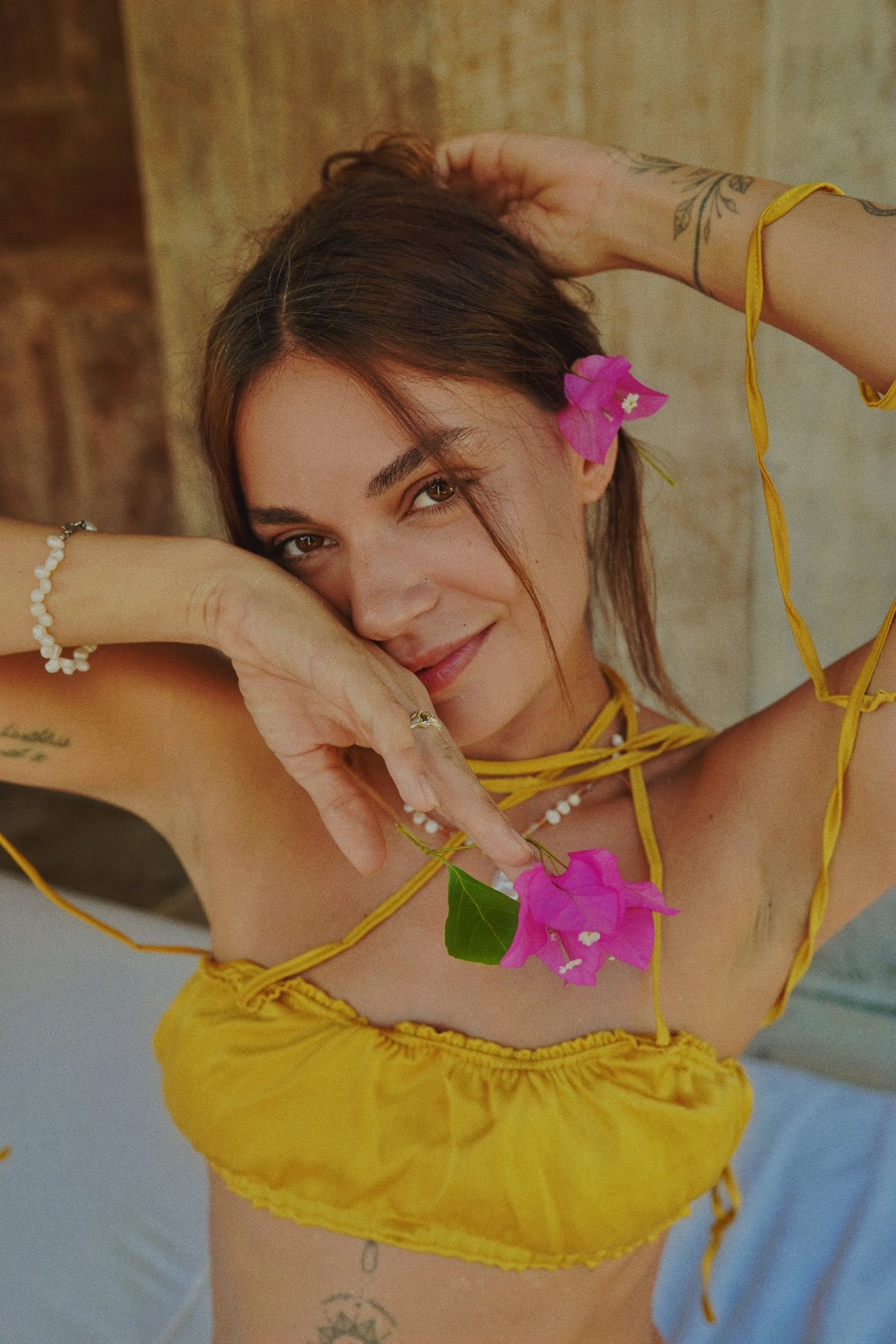 chamele top marigold