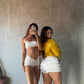 bloomer short white