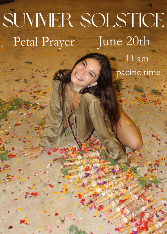 Summer Solstice Petal Prayer